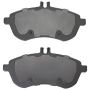 MPA 1001-1340M Quality-Built Premium Semi-Metallic Brake Pads w/ Hardware