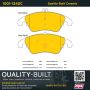 MPA 1001-1342C Quality-Built Premium Ceramic Brake Pads w/ Hardware