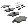 MPA 1001-1342M Quality-Built Premium Semi-Metallic Brake Pads w/ Hardware