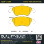 MPA 1001-1342M Quality-Built Premium Semi-Metallic Brake Pads w/ Hardware