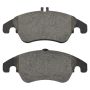 MPA 1001-1342M Quality-Built Premium Semi-Metallic Brake Pads w/ Hardware