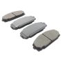 MPA 1001-1344M Quality-Built Premium Semi-Metallic Brake Pads