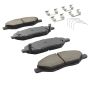 MPA 1001-1345C Quality-Built Premium Ceramic Brake Pads w/ Hardware