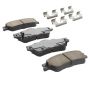 MPA 1001-1352C Quality-Built Premium Ceramic Brake Pads w/ Hardware