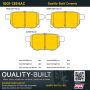 MPA 1001-1354AC Quality-Built Premium Ceramic Brake Pads w/ Hardware