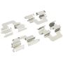 MPA 1001-1358M Quality-Built Premium Semi-Metallic Brake Pads w/ Hardware