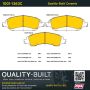 MPA 1001-1363C Quality-Built Premium Ceramic Brake Pads w/ Hardware