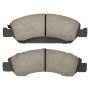 MPA 1001-1363C Quality-Built Premium Ceramic Brake Pads w/ Hardware