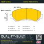 MPA 1001-1374C Quality-Built Premium Ceramic Brake Pads w/ Hardware