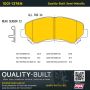 MPA 1001-1374M Quality-Built Premium Semi-Metallic Brake Pads w/ Hardware
