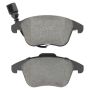 MPA 1001-1375M Quality-Built Premium Semi-Metallic Brake Pads w/ Hardware