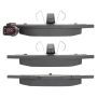 MPA 1001-1375M Quality-Built Premium Semi-Metallic Brake Pads w/ Hardware