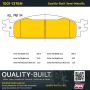 MPA 1001-1376M Quality-Built Premium Semi-Metallic Brake Pads w/ Hardware