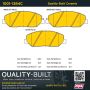 MPA 1001-1384C Quality-Built Premium Ceramic Brake Pads w/ Hardware