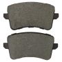 MPA 1001-1386M Quality-Built Premium Semi-Metallic Brake Pads w/ Hardware