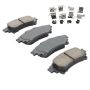 MPA 1001-1391AC Quality-Built Premium Ceramic Brake Pads w/ Hardware