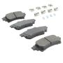 MPA 1001-1391M Quality-Built Premium Semi-Metallic Brake Pads w/ Hardware