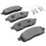 MPA 1001-1392M Quality-Built Premium Semi-Metallic Brake Pads w/ Hardware