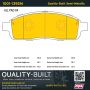 MPA 1001-1392M Quality-Built Premium Semi-Metallic Brake Pads w/ Hardware