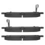 MPA 1001-1394C Quality-Built Premium Ceramic Brake Pads w/ Hardware