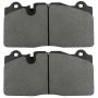 MPA 1001-1395M Quality-Built Premium Semi-Metallic Brake Pads w/ Hardware