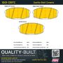 MPA 1001-1397C Quality-Built Premium Ceramic Brake Pads w/ Hardware
