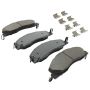 MPA 1001-1399M Quality-Built Premium Semi-Metallic Brake Pads w/ Hardware
