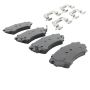 MPA 1001-1404C Quality-Built Premium Ceramic Brake Pads w/ Hardware