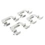 MPA 1001-1404C Quality-Built Premium Ceramic Brake Pads w/ Hardware