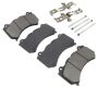 MPA 1001-1405AM Quality-Built Premium Semi-Metallic Brake Pads w/ Hardware