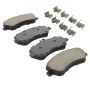 MPA 1001-1406C Quality-Built Premium Ceramic Brake Pads w/ Hardware