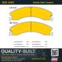MPA 1001-1411C Quality-Built Premium Ceramic Brake Pads w/ Hardware