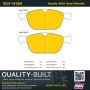 MPA 1001-1412M Quality-Built Premium Semi-Metallic Brake Pads w/ Hardware