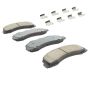 MPA 1001-1414C Quality-Built Premium Ceramic Brake Pads w/ Hardware