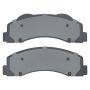 MPA 1001-1414C Quality-Built Premium Ceramic Brake Pads w/ Hardware