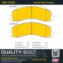 MPA 1001-1414C Quality-Built Premium Ceramic Brake Pads w/ Hardware