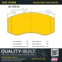 MPA 1001-1420M Quality-Built Premium Semi-Metallic Brake Pads w/ Hardware