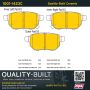 MPA 1001-1423C Quality-Built Premium Ceramic Brake Pads w/ Hardware