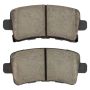 MPA 1001-1430AC Quality-Built Premium Ceramic Brake Pads w/ Hardware