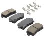 MPA 1001-1430BC Quality-Built Premium Ceramic Brake Pads w/ Hardware