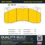 MPA 1001-1440M Quality-Built Premium Semi-Metallic Brake Pads w/ Hardware