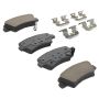 MPA 1001-1445C Quality-Built Premium Ceramic Brake Pads w/ Hardware