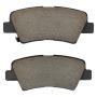 MPA 1001-1445C Quality-Built Premium Ceramic Brake Pads w/ Hardware