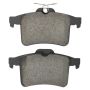 MPA 1001-1449M Quality-Built Premium Semi-Metallic Brake Pads w/ Hardware