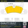 MPA 1001-1453C Quality-Built Premium Ceramic Brake Pads w/ Hardware