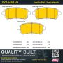 MPA 1001-1454AM Quality-Built Premium Semi-Metallic Brake Pads w/ Hardware
