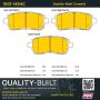 MPA 1001-1454C Quality-Built Premium Ceramic Brake Pads w/ Hardware