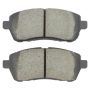 MPA 1001-1454C Quality-Built Premium Ceramic Brake Pads w/ Hardware