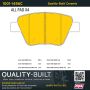 MPA 1001-1456C Quality-Built Premium Ceramic Brake Pads w/ Hardware