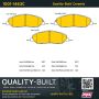 MPA 1001-1463C Quality-Built Premium Ceramic Brake Pads w/ Hardware
